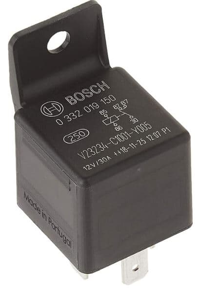 BOSCH Bosch Mini Relay 12V 5-Pin 30A |Hot |12VC5001 Normally Open WITH BRACKET