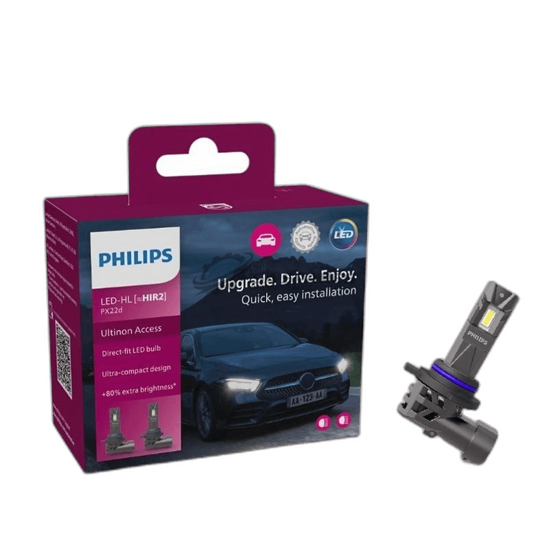 LED Philips HIR2 UltinonAccess Pro2500 6000K 1800lm 12V 20W +80% more Light 1500Hrs Set of Two thumbnail 2