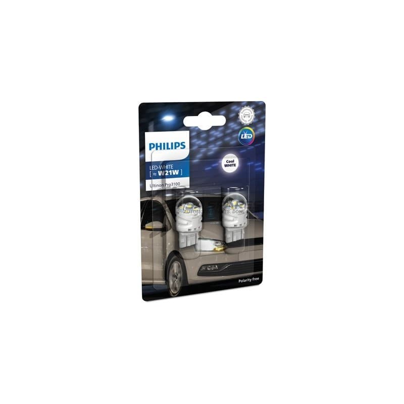 LED Philips W21W Ultinon Pro3100 12V WHITE 12V image 1