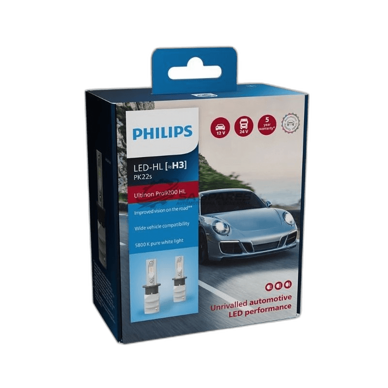 LED Philips H3 LED Ultinon Pro9200 HL 12 | 24V 9.5W U92 5800K 1150lm 5000hrs Set of Two thumbnail 2