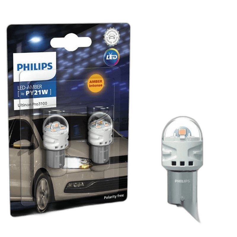 LED Philips PY21W Ultinon Pro3100 12V ORANGE | AMBER thumbnail 2