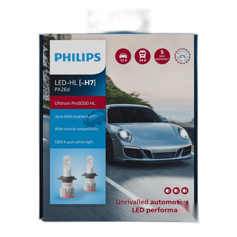 LED Philips H7 Ultinon Pro9200 HL 12 | 24V 20W U92 5800K 1800lm 5000hrs Set of Two thumbnail 2