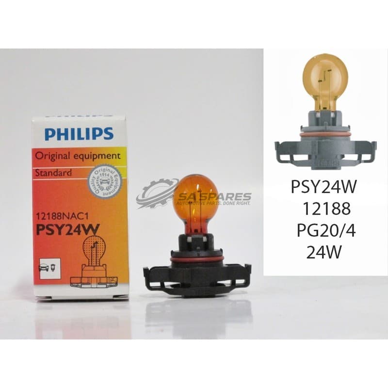Globe Philips PSY24W 12V 24W Amber | Orange 12188NAC1 Each Hi Per Vision HiPerVision image 1
