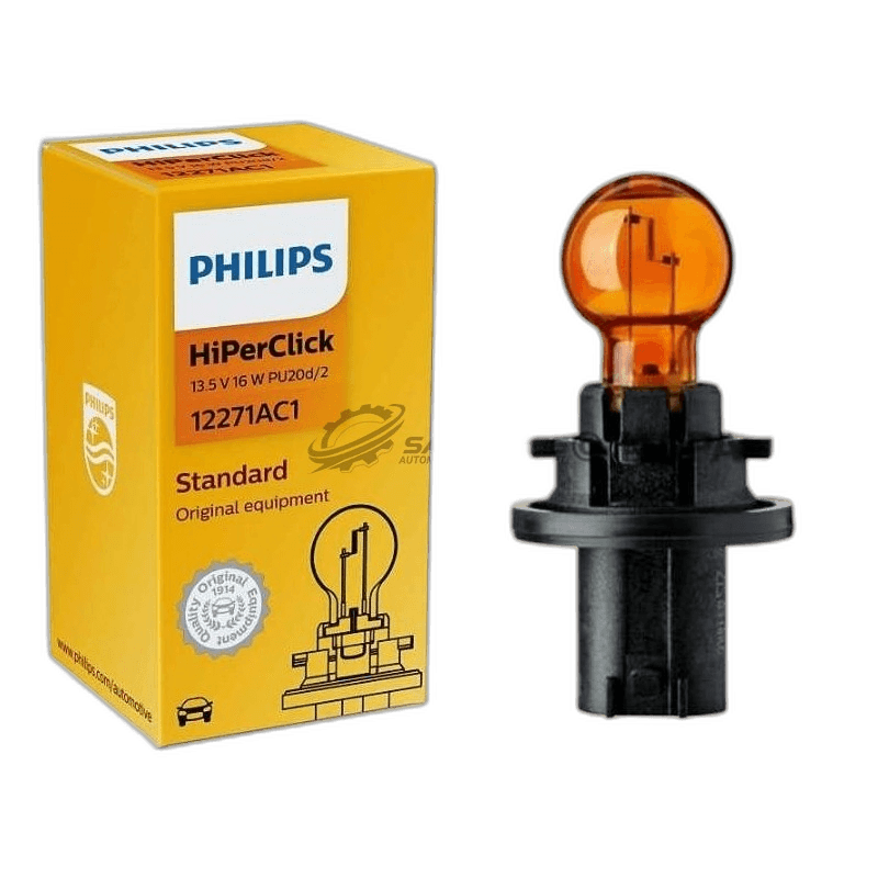 Globe Philips PCY16W 13.5V 16W Amber | Orange 12271AC1 Each Hi Per Vision HiPerVision thumbnail 2