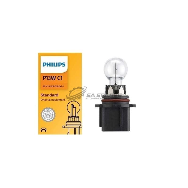 Globe Philips P13W HiPerVision 12V 13W 12277C1 Each Hi Per Vision image 1