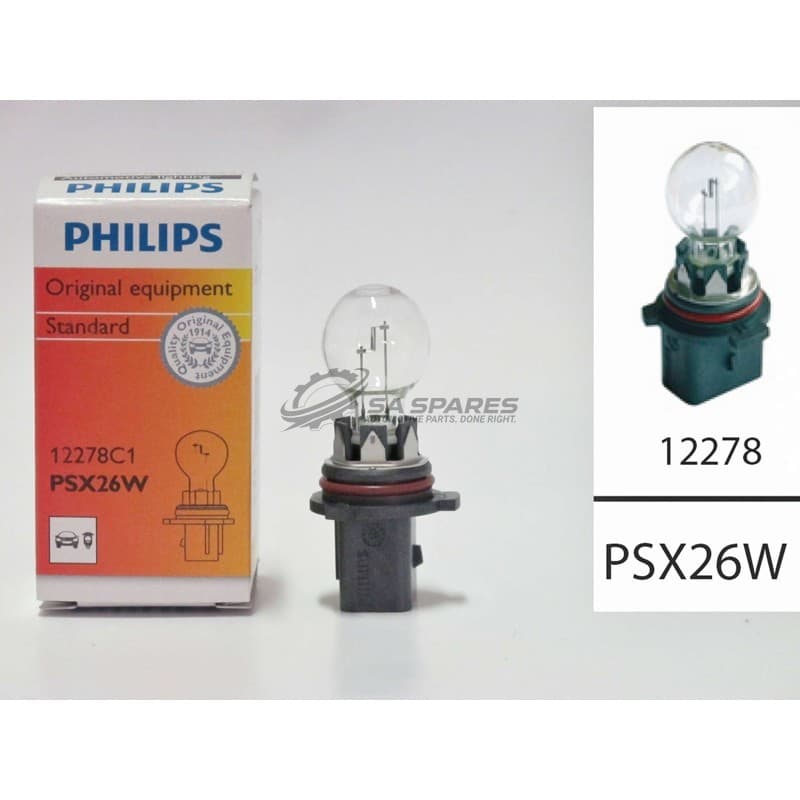 Globe Philips PSX26W 12V 26W 12278C1 Each Hi Per Vision HiPerVision image 1