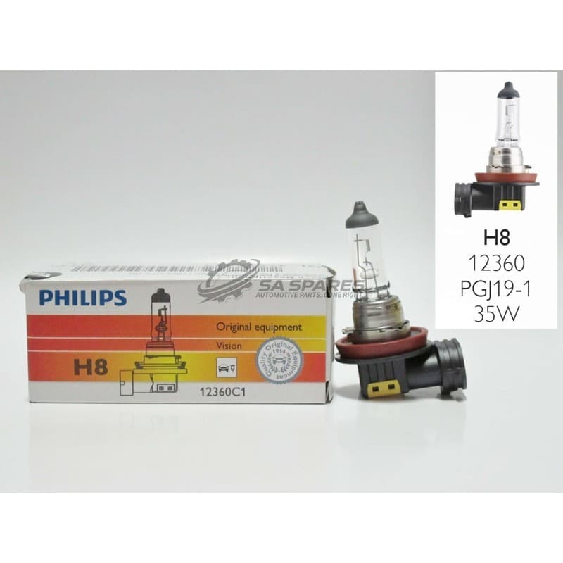 Globe Philips H8 12V 35W H12360C1 Each image 1