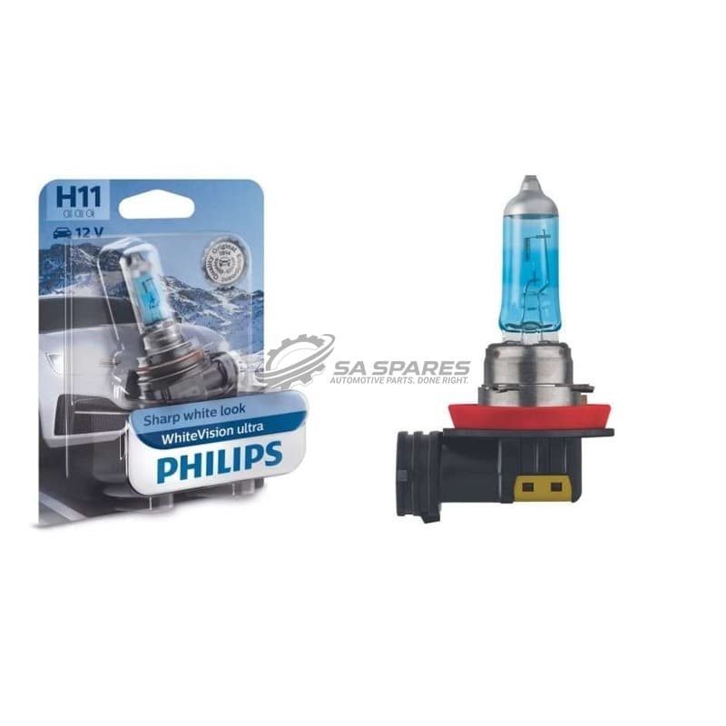 Globe Philips H11 WhiteVisionULTRA 12V 55W 12362WVUB1 Each 00535928 image 1