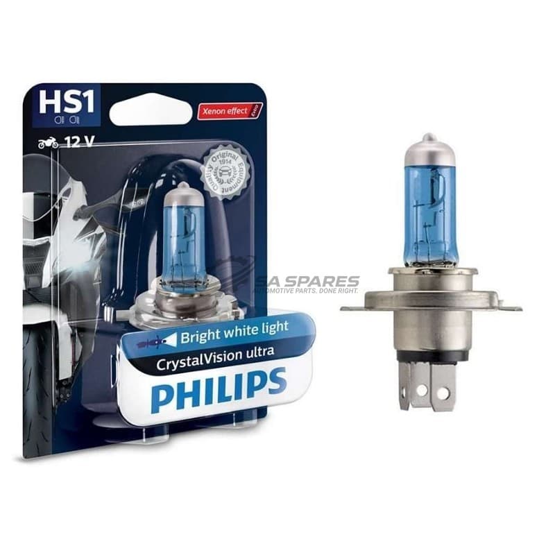PHILIPS Globe Philips HS1 CrystalVision Ultra MOTO 12V 35 | 35W 12636BVBW Each Motor cycle bulb