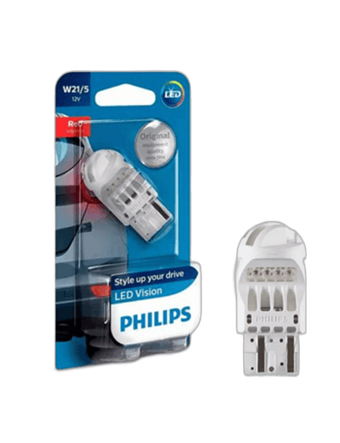 LED Philips W21 | 5W LED RED Vision 12835REDB1 12V 2W Each thumbnail 5