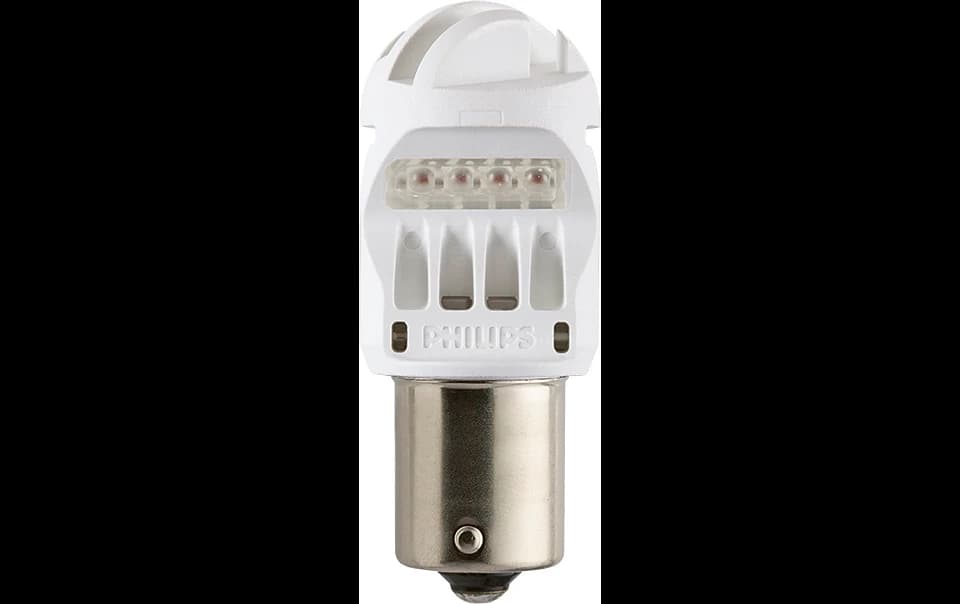 LED Philips P21W LED RED Vision 12839REDX2 12V 2W (also can use 12898RX2 12839REDB1) Set of Two thumbnail 4