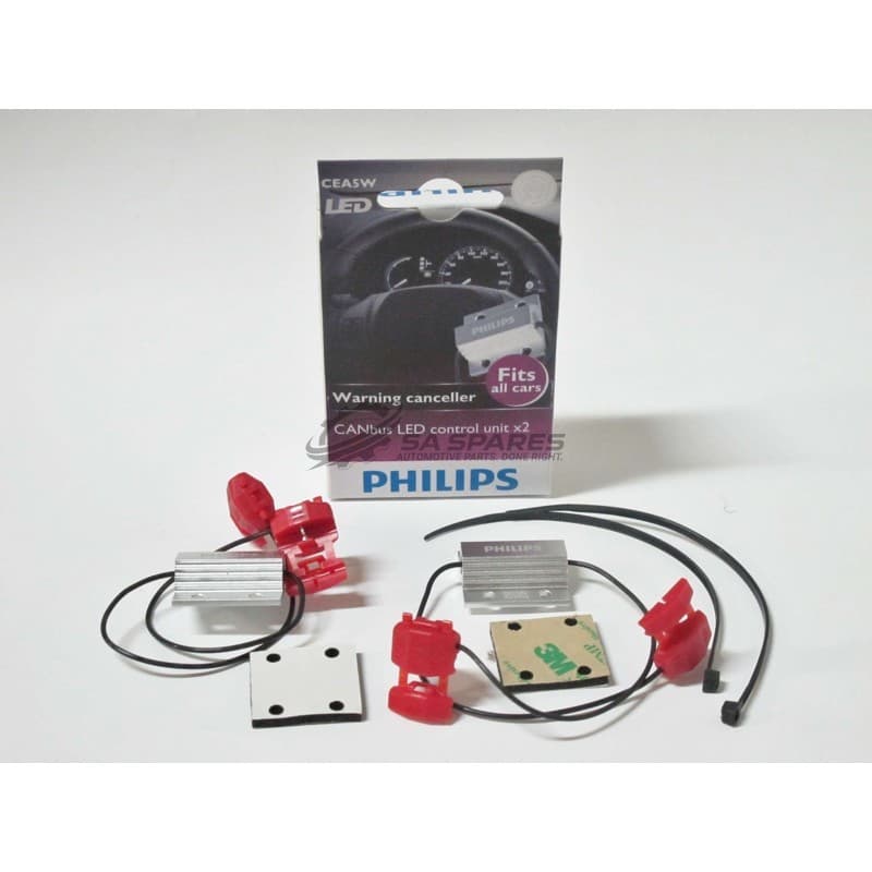 Philips CANbus Control unit CEA5W 12956X2 Error Warning canceller for 12v 5W Lamps Set of Two units image 1
