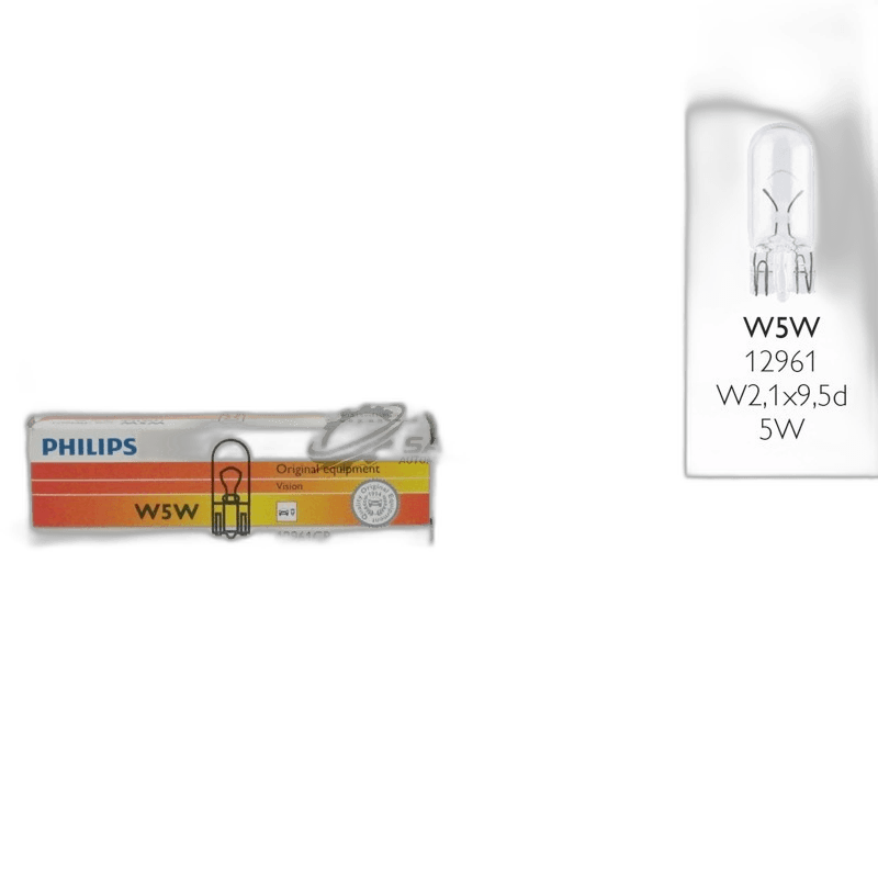 Globe Philips W5W 12V 5W 12961CP Each Parklight thumbnail 2