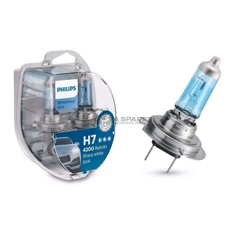 PHILIPS Globe Philips H7 WhiteVisionULTRA 12V 55W 12972WVUSMSet Of Two + W5W 35495928