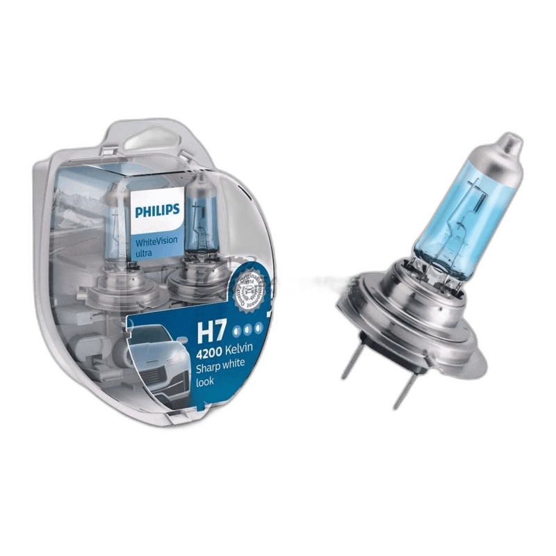 Globe Philips H7 WhiteVisionULTRA 12V 55W 12972WVUSMSet Of Two + W5W 35495928 thumbnail 2