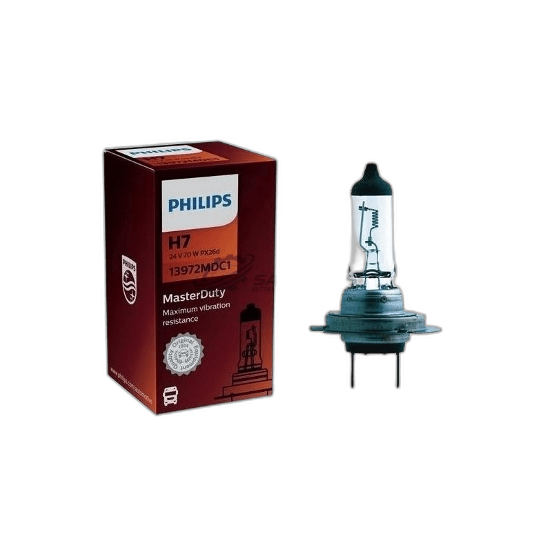 Globe Philips H7 MasterDuty 24V 70W 13972MDC1 Each thumbnail 2