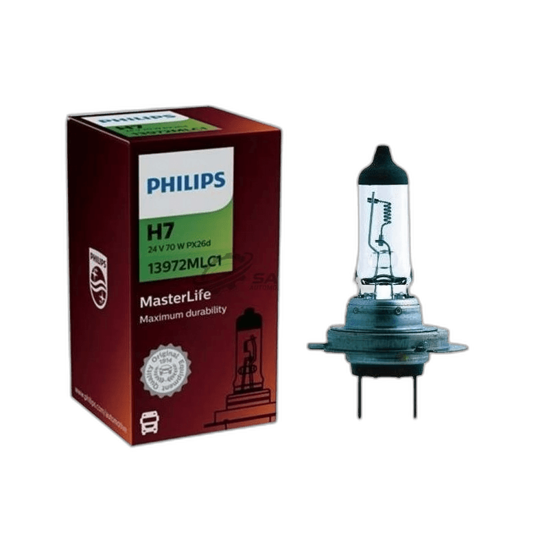 Globe Philips H7 MasterLife 24V 70W 13972MLC1 Each thumbnail 2