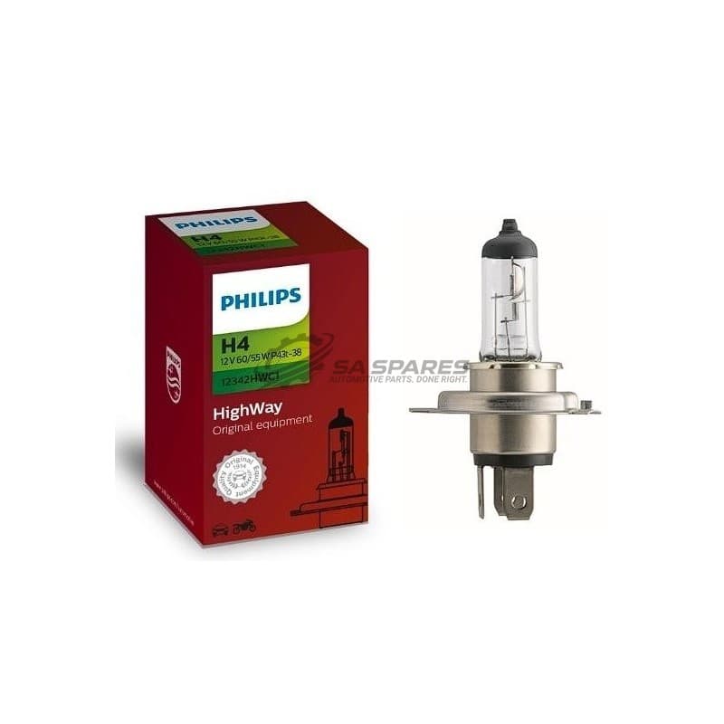 Globe Philips H4 Highway 12V 60 | 55W 12342HWC1 Each image 1