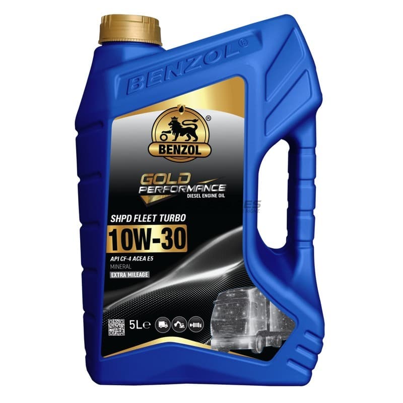Benzol SHPD Fleet Turbo 10W30 CF-4 E5 5Lt image 1