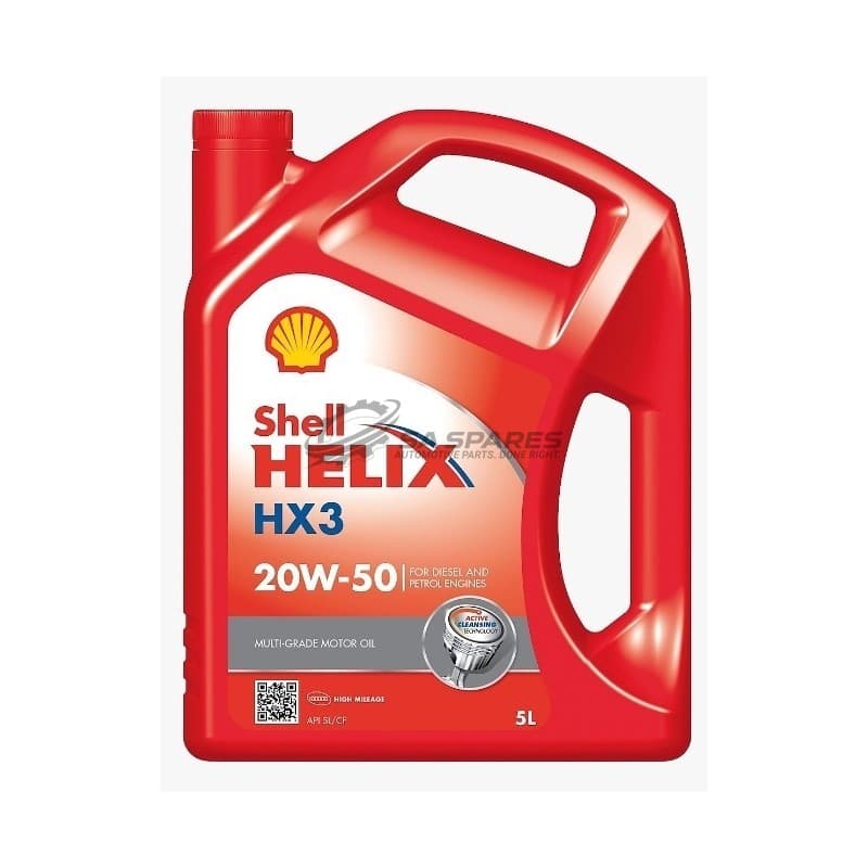 SHELL Shell HELIX HX3 20W50 5Lt Multi-Grade oil PETROL + DIESEL ENGINES SL | CF