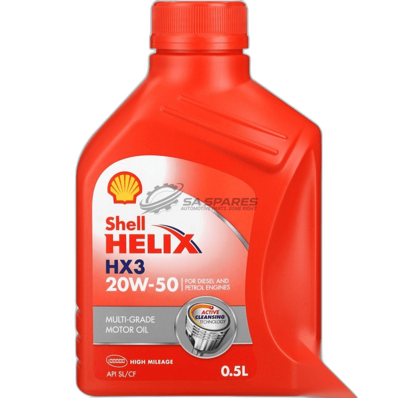 Shell HELIX HX3 20W50 500ml Multi-Grade oil PETROL + DIESEL ENGINES SL | CF thumbnail 2