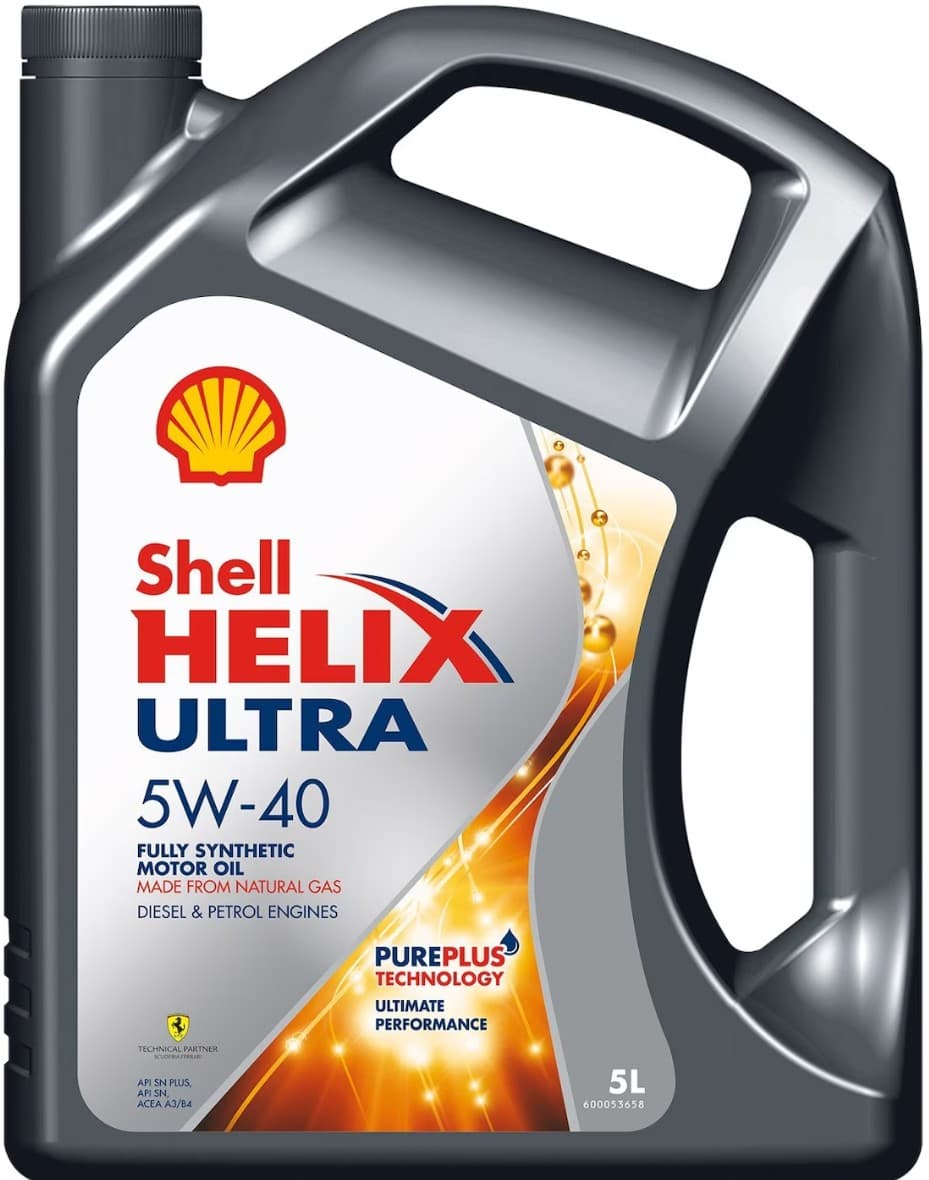 SHELL Shell HELIX ULTRA 5W40 5Lt Fully Synthetic oil PETROL + DIESEL ENGINES SN | CF A3 | B4 (Replaced by550053715)