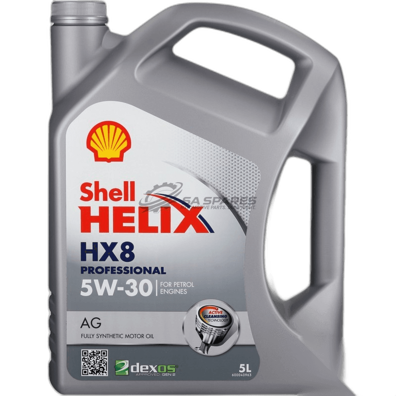 Shell HELIX HX8 Professional 5W30 5L AG dexos Fully Synthetic oil thumbnail 2