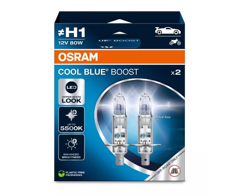 OSRAM OSRAM Cool Blue BOOST (XENON LOOK) H1