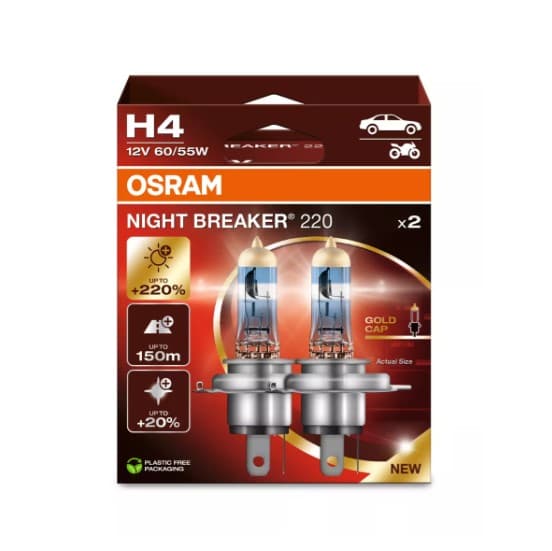 OSRAM OSRAM Night Breaker 220% H4