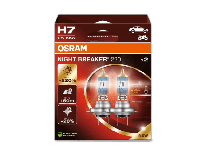 OSRAM Night Breaker 220% H7 thumbnail 2