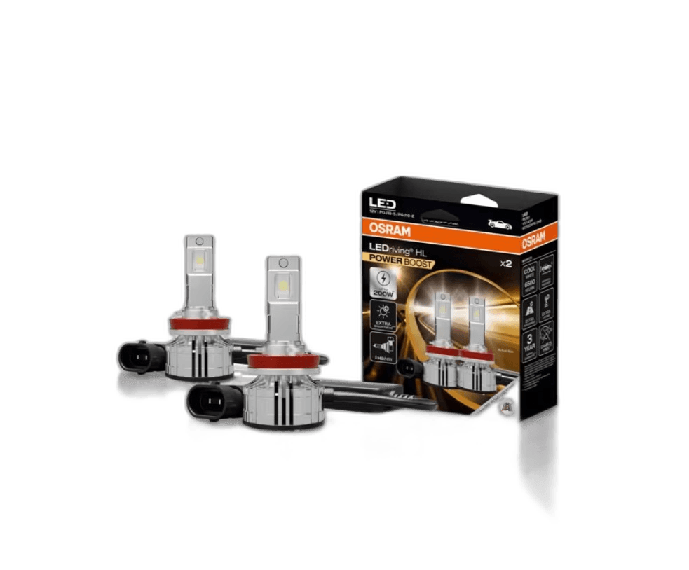 OSRAM POWERBOOST LED Driving HL H9/H11 12V +400% 3-Year Guarantee thumbnail 4