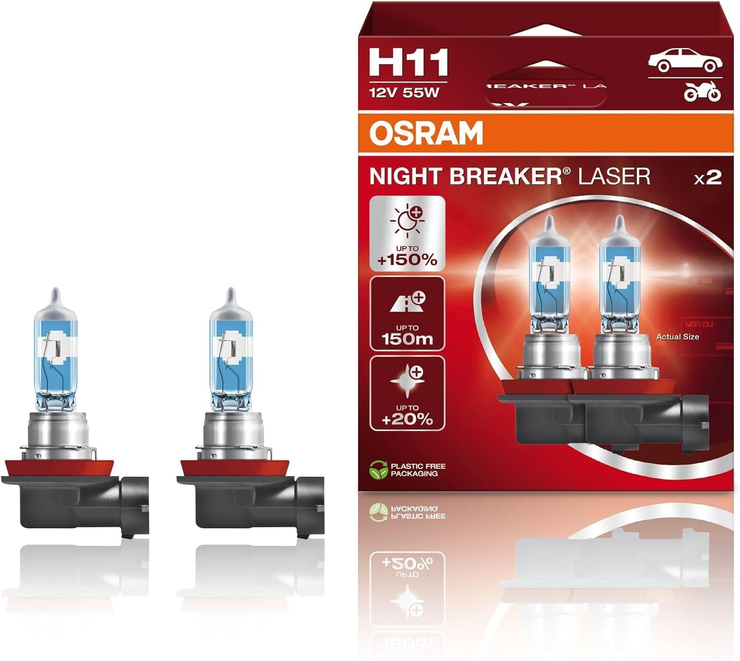 OSRAM Night Breaker LAZER H11 image 1