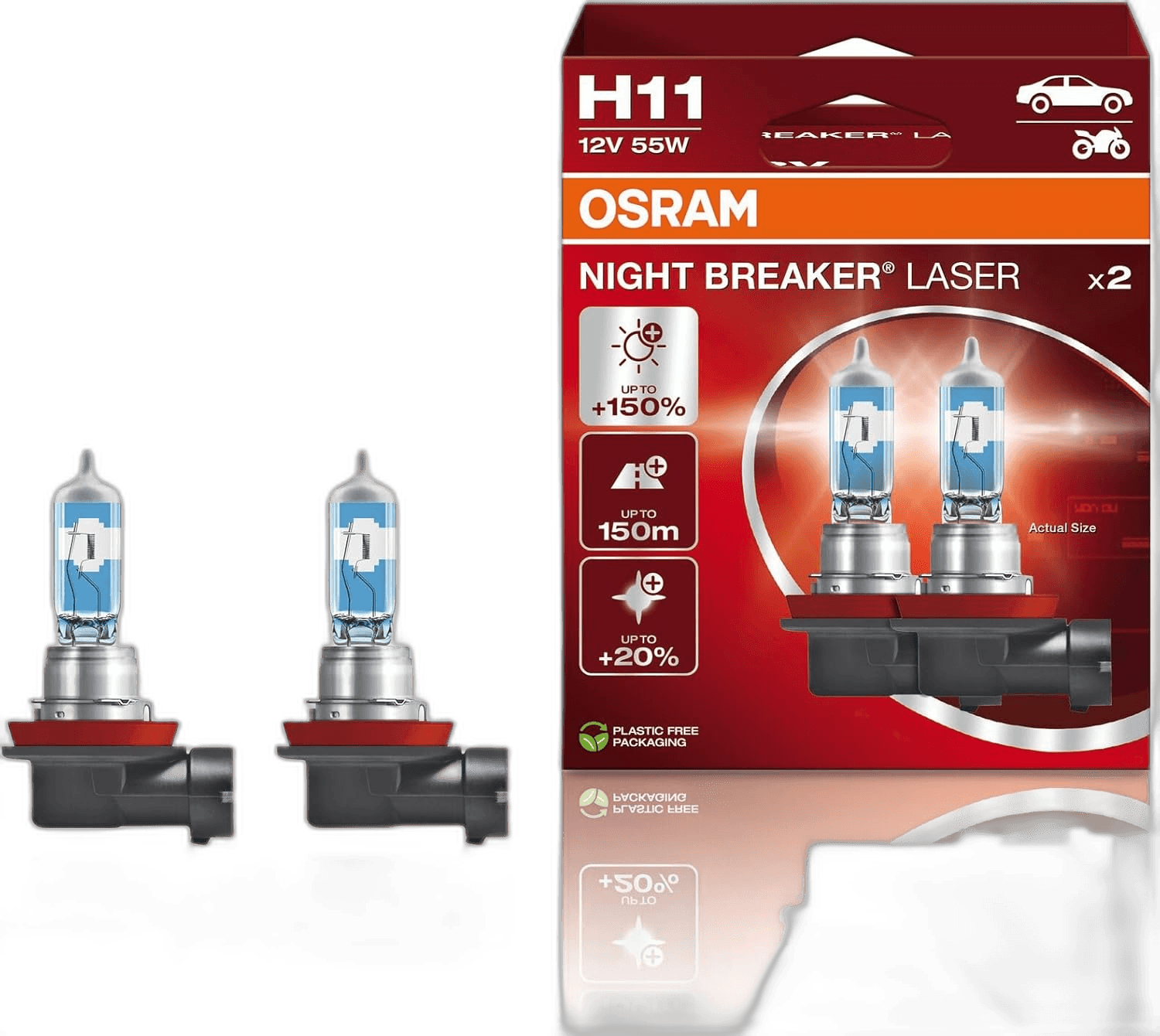 OSRAM Night Breaker LAZER H11 thumbnail 2