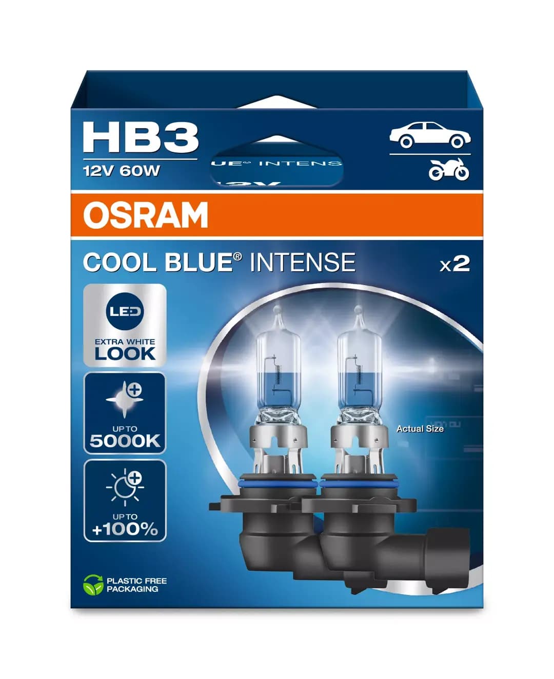 OSRAM Cool Blue Intense (XENON LOOK) HB3 thumbnail 2