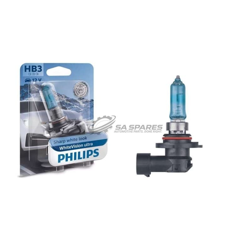 PHILIPS Globe Philips HB3 WhiteVisionULTRA 12V 65W 9005WVUB1 Each 00537328