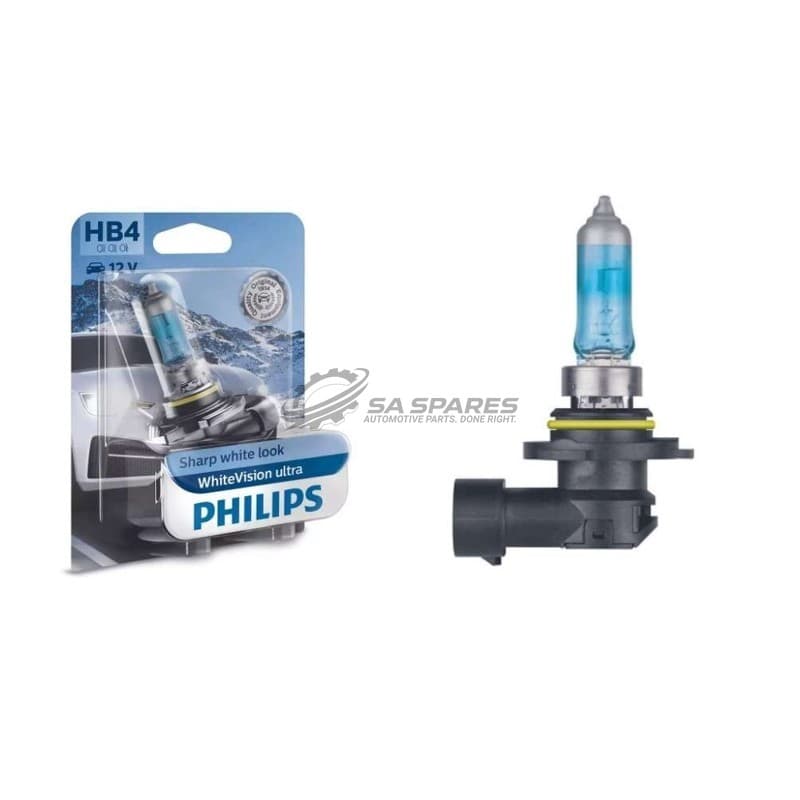 PHILIPS Globe Philips HB4 WhiteVisionULTRA 12V 55W 9006WVUB1 Each 00539728