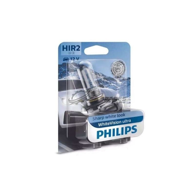 Globe Philips HIR2 WhiteVisionUltra 12V 55W 3700K 1350Lm 9012WVUB1 HIR2 Each 9012 00541028 image 1