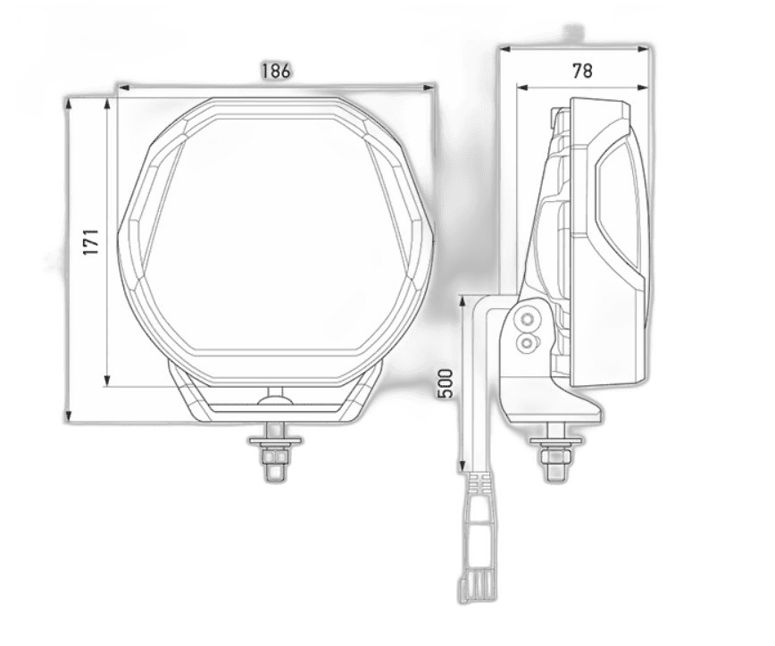 HELLA ANTARES 7" LED Aux Lamp Set thumbnail 17