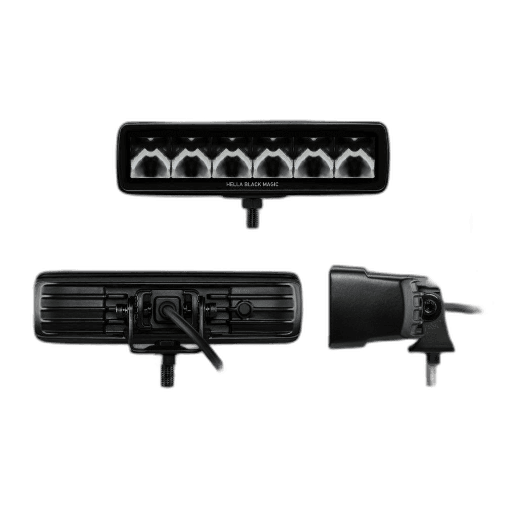 HELLA Black Magic LED Mini Lightbar 6.2" Spot Single thumbnail 14