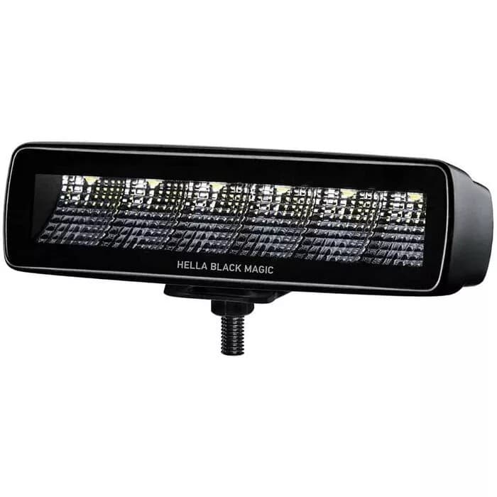 HELLA HELLA Black Magic LED Mini Lightbar 6.2" Flood Flush Mount
