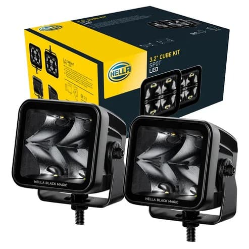 HELLA Black Magic LED Cube Kit 3.2" Spot image 1
