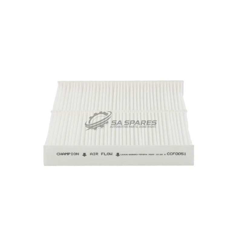 CHAMPION Champion Cabin Filter Toyota Quantum 2.5 D4D 75kW 05- Toyota Hilux 2.7 VVTI 118kW 05-16 Toyota Quantum 2.7 111kW 05-