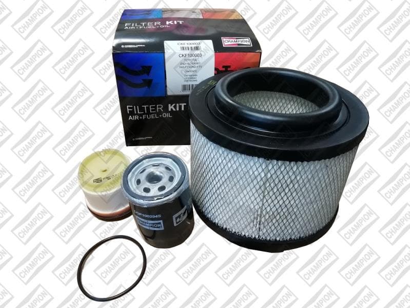 Champion Filter Kit Toyota Hilux Fortuner 2.5 D4D 11-16 Toyota Hilux Fortuner 3.0 D4D 05-16 thumbnail 3