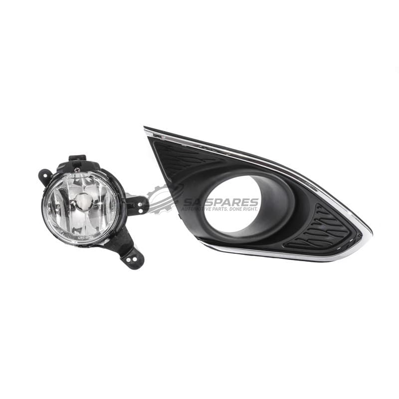 GENERIC Chevrolet Spark 13- Fog Lamp Unit RH W/Cover & Chrome Moulding (LS)