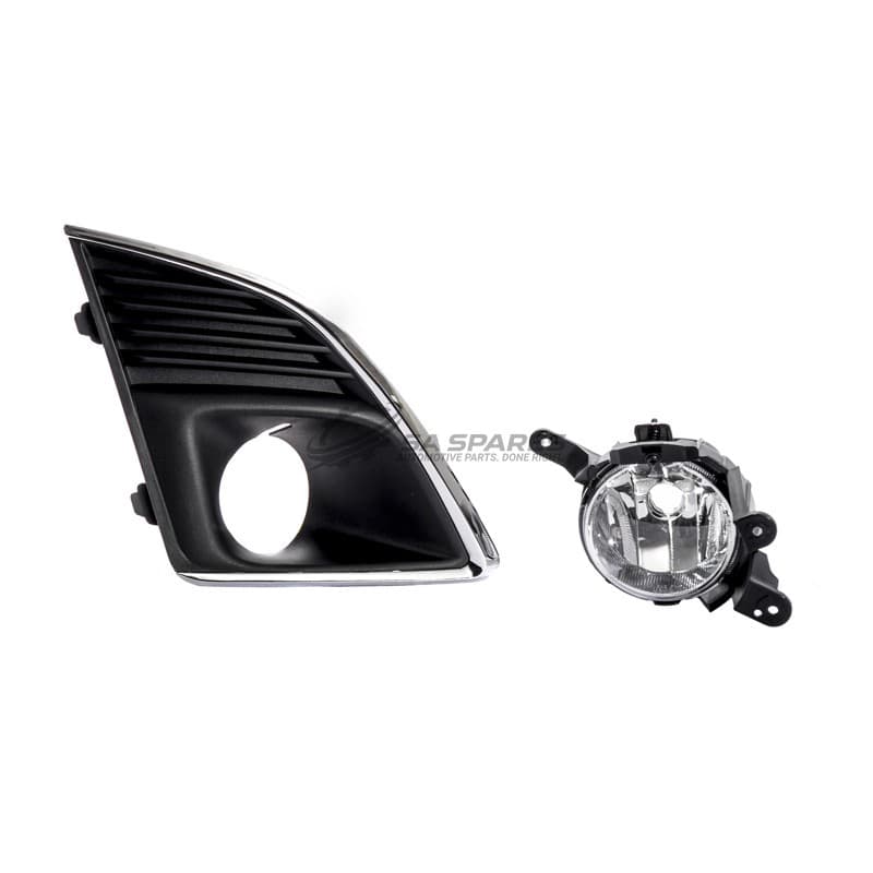 GENERIC Chevrolet Cruze 13- Fog Lamp Unit RH W/Cover & Chrome Moulding