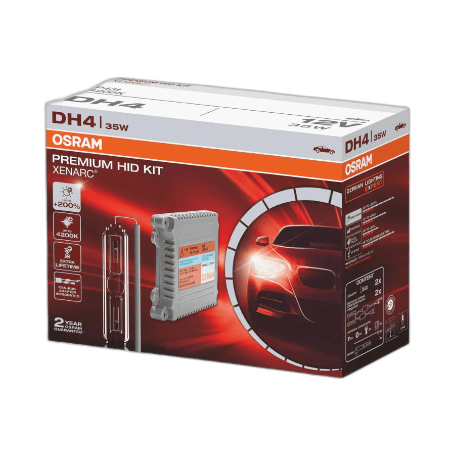 OSRAM PREMIUM HID KIT DH4 (H4 Xenon Conversion Kit) thumbnail 2