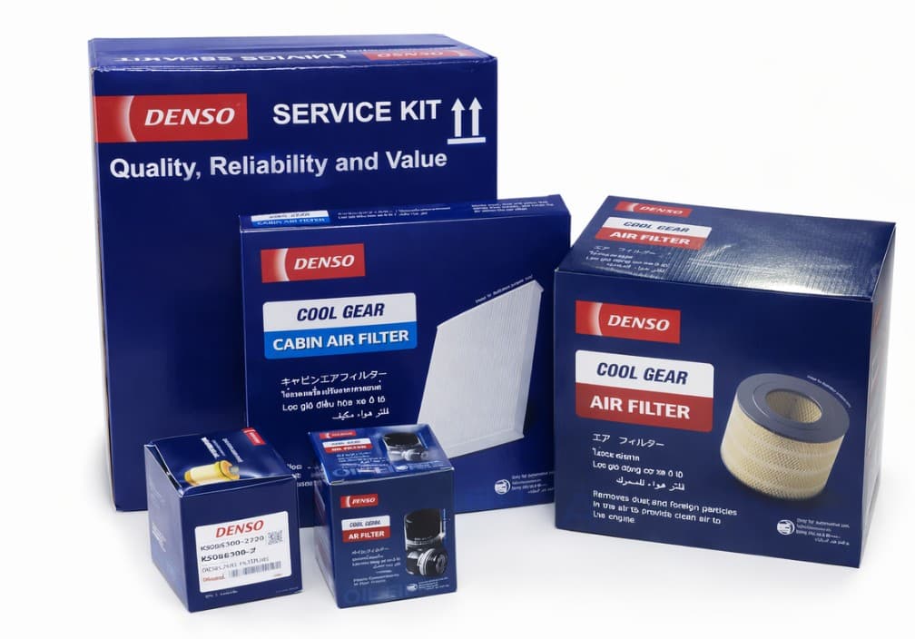 DENSO DENSO Service KIT (AF+OF+FF+CF) Toyota Hilux/Fortuner 2.5/3.0 D4D 2005-2015