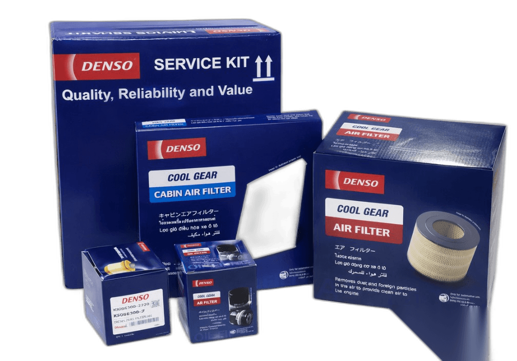 DENSO Service KIT (AF+OF+FF+CF) Toyota Hilux/Fortuner 2.5/3.0 D4D 2005-2015 thumbnail 2