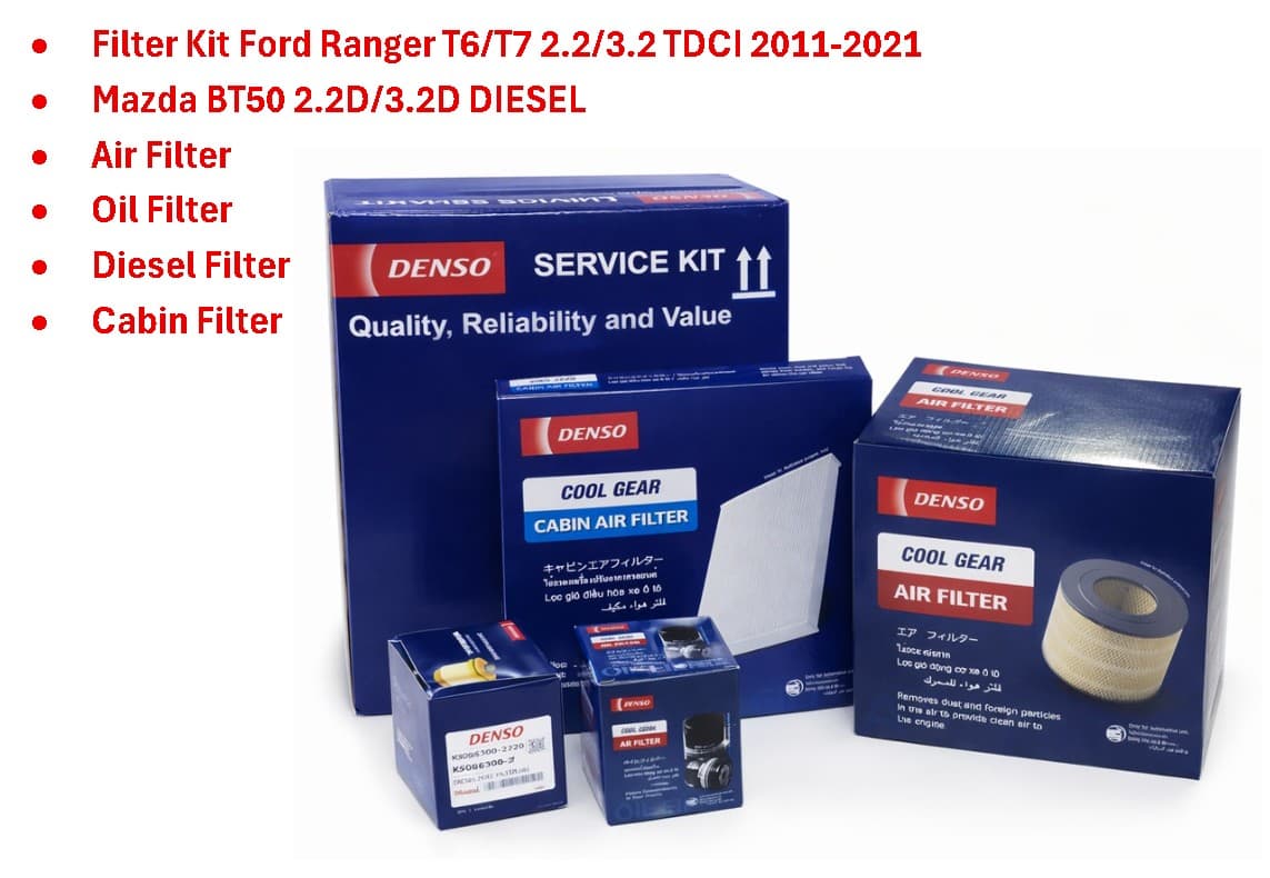 DENSO DENSO Service KIT (AF+OF+FF+CF) Ford Ranger 2.2/3.2/BT50 Diesel