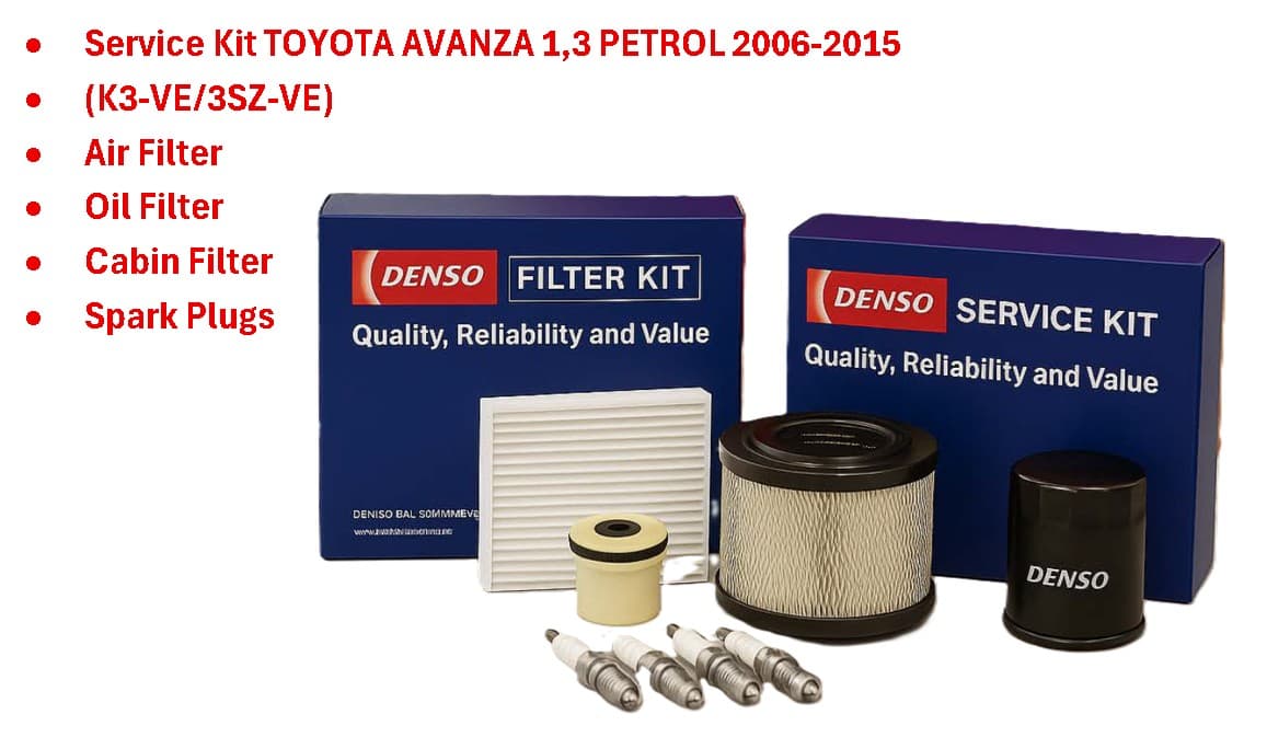 DENSO DENSO Service KIT (AF+OF+CF+Plugs) Toyota Avanza 2005-2014